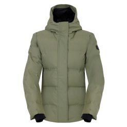 Damska Kurtka Ocieplana Entrusted Padded Jacket. Zielone kurtki damskie Dare 2b, bez wzorów, z puchu, bez kaptura. Za 227.99 zł.