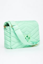 Torebka damska pikowana Love Click Puff Classic PINKO. Torebki klasyczne damskie Pinko, bez wzorów, pikowane, bez dodatków. W wyprzedaży za 1,252.30 zł.