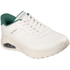 Buty sportowe męskie Skechers Uno Flex Step N Knit. Białe buty sportowe na co dzień męskie Skechers, z materiału, bez zapięcia. Za 490.00 zł.