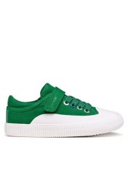 Geox Trampki J Tippeste Boy J65N4B 00010 C0594 M Zielony. Zielone trampki i tenisówki chłopięce Geox, bez wzorów, z materiału, bez zapięcia. Za 229.99 zł.