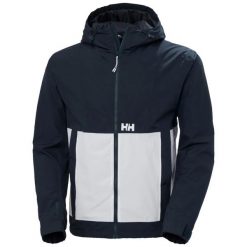 Kurtka wodoodporna Helly Hansen Rig. Niebieskie kurtki męskie Helly Hansen, m, bez wzorów, bez kaptura. Za 724.00 zł.