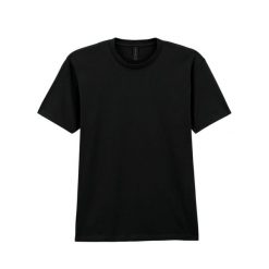 Koszulka Unisex Dla Dorosłych Softstyle Midweight. Czarne bluzki damskie Gildan, xl, bez wzorów, bez kołnierzyka. Za 39.99 zł.