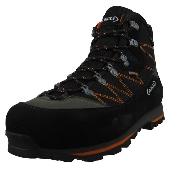 Buty trekkingowe męskie Aku Trekker Lite Iii Wide Gtx. Czarne buty trekkingowe męskie Aku, z materiału, za kostkę, bez zapięcia, trekkingowe. Za 992.00 zł.