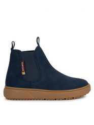 Geox Kozaki J Theleven Boy J36LDB 00022 C4002 M Granatowy. Niebieskie buty zimowe chłopięce Geox, ze skóry, bez zapięcia. Za 349.99 zł.