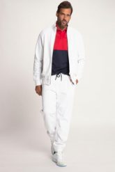 Męska Bluza dresowa tenis stójka zamek długie rękawy raglanowe. Białe bluzy z kapturem męskie JAY-PI, m, z bawełny. Za 279.99 zł.