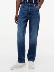 Tommy Jeans dżinsy o zwężanych nogawkach Mężczyźni Bawełna niebieski, 31-30. Niebieskie jeansy męskie Tommy Jeans. Za 409.95 zł.