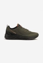 Ciemnobeżowe Buty Sportowe Sneakersy z Ozdobnym Tłoczeniem Araviriel. Brązowe buty sportowe na co dzień męskie Born2be, z jeansu, bez zapięcia. Za 109.99 zł.