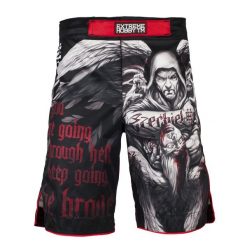 Spodenki do Grapplingu MMA BJJ K1 męskie EXTREME HOBBY EZECHIEL do MMA. Czarne szorty męskie EXTREME HOBBY, m, z poliesteru. Za 219.00 zł.