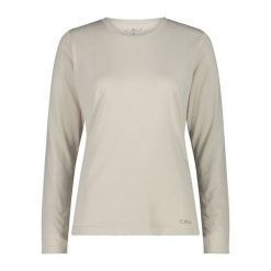 Koszulka damska turystyczna CMP 35N5566. Białe t-shirty damskie CMP, l, bez wzorów, bez kołnierzyka. Za 192.00 zł.
