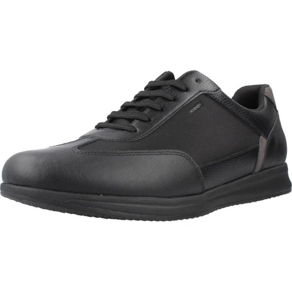Buty GEOX U AVERY Czarny. Czarne buty trekkingowe męskie Geox, z syntetyku, bez zapięcia, trekkingowe. Za 284.99 zł.