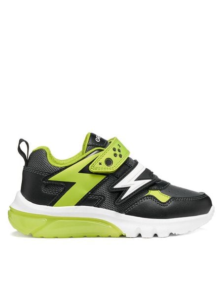 Geox Sneakersy J Ciberdron Boy J66LBB 0BC14 C0802 D Czarny. Czarne trampki i tenisówki chłopięce Geox, bez wzorów, ze skóry, bez zapięcia. Za 299.99 zł.