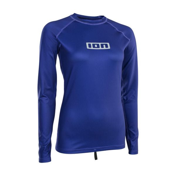 Koszulka surfingowa damska ION Lycra Promo LS concord-blue. Niebieskie bluzki damskie ION, s, bez wzorów, z lycry, bez kołnierzyka. Za 210.00 zł.
