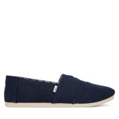 Półbuty Toms. Niebieskie półbuty męskie Toms, bez zapięcia. Za 249.99 zł.