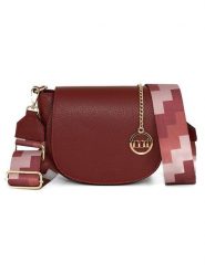 Mia Tomazzi Skórzana torebka w kolorze bordowym - 19 x 17 x 6,5 cm rozmiar: onesize. Czerwone torebki klasyczne damskie Mia Tomazzi, bez wzorów, z materiału, bez dodatków. Za 306.01 zł.