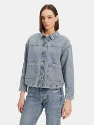 Vero Moda Koszula jeansowa Jamie 10331693 Niebieski Relaxed Fit. Niebieskie koszule damskie Vero Moda, xl, bez wzorów, z bawełny, bez kołnierzyka, bez ramiączek. Za 99.99 zł.