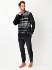 Admas Piżama "Admas classic" w kolorze czarnym rozmiar: S. Czarne piżamy męskie admas, s, bez wzorów, bez ramiączek. Za 165.99 zł.