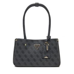 Torebka Guess. Czarne torebki klasyczne damskie Guess, z aplikacjami, bez dodatków. Za 359.99 zł.