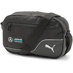 Torba Puma Mapf1 Portable 2L, Dla obu płci. Czarne torebki klasyczne damskie Puma, bez wzorów, z poliesteru, bez dodatków. Za 123.99 zł.