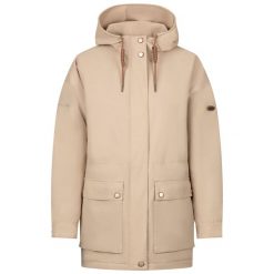 Damska Kurtka Wodoodporna Sasser. Białe kurtki damskie Trespass, na jesień, bez wzorów, bez kaptura. Za 355.99 zł.