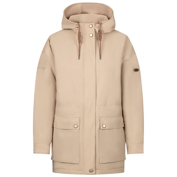 Damska Kurtka Wodoodporna Sasser. Białe kurtki damskie Trespass, na jesień, bez wzorów, bez kaptura. Za 355.99 zł.