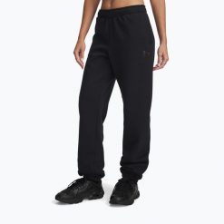 Spodnie treningowe damskie Under Armour Icon Vida Fleece. Czarne spodnie dresowe damskie Under Armour, na fitness i siłownię. Za 189.99 zł.