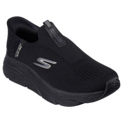 Buty do chodzenia męskie Skechers Max Cushioning Advantageous. Czarne buty sportowe na co dzień męskie Skechers, bez zapięcia, trekkingowe. Za 429.99 zł.