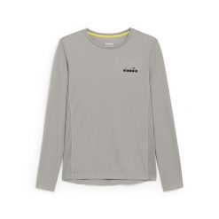 Koszulka damska DIADORA L. LS CORE TEE. Szare t-shirty damskie Diadora, l, bez wzorów, z poliesteru, bez kołnierzyka. Za 49.99 zł.