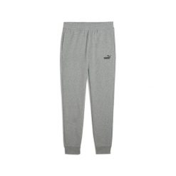 Męskie spodnie dresowe o wąskim kroju Essentials z logo No. 1 PUMA. Szare spodnie sportowe męskie Puma, z dresówki. Za 159.00 zł.