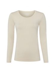 Marie Lund koszulka z długim rękawem Kobiety Dżersej beżowy, XS. Brązowe t-shirty damskie Marie Lund, xs, bez wzorów, z dżerseju, bez kołnierzyka. Za 99.95 zł.