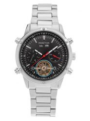 Heritor Zegarek automatyczny "Wilhelm" w kolorze srebrno-czarnym rozmiar: onesize. Szare, analogowe zegarki męskie Heritor, ze stali. Za 587.99 zł.