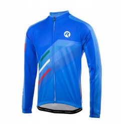 Koszulka rowerowa męska Rogelli TEAM z długim rękawem. Czarne t-shirty sportowe męskie Rogelli, m, bez ramiączek, rowerowe. W wyprzedaży za 199.00 zł.