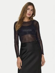 JDY Bluzka Hubby 15336986 Czarny Regular Fit. Czarne bluzki damskie JDY, m, bez wzorów, z syntetyku, bez ramiączek. Za 69.99 zł.