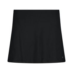 Damskie spódnico-spodenki 2 w 1 CMP. Czarne szorty damskie CMP, bez wzorów, sportowe. Za 244.50 zł.