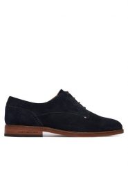 Tommy Hilfiger Półbuty Hilfiger Suede Dress Shoe FM0FM05776 Granatowy. Niebieskie półbuty męskie Tommy Hilfiger, ze skóry, bez zapięcia. Za 569.99 zł.