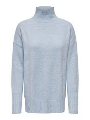 ONLY Sweter "Gabriel" w kolorze błękitnym rozmiar: XS. Niebieskie golfy damskie Only, xs, bez wzorów, bez ramiączek. Za 43.88 zł.
