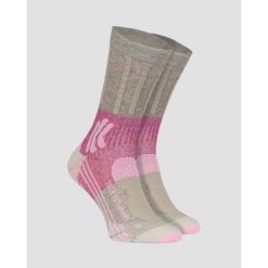 Skarpety trekkingowe damskie X-Socks Trek Path 4.0. Fioletowe skarpetki damskie X-Socks, bez wzorów. Za 129.99 zł.