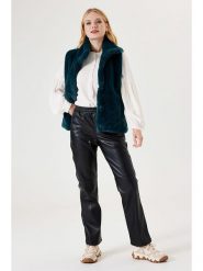 Garcia Spodnie w kolorze czarnym ze skóry syntetycznej rozmiar: S. Czarne spodnie materiałowe damskie Garcia, bez wzorów, ze skóry. Za 74.81 zł.