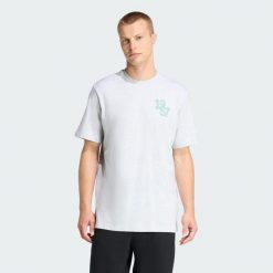 Koszulka Real Madrid Heritage Heavy Cotton. Szare t-shirty sportowe męskie Adidas, bez ramiączek, do piłki nożnej. Za 179.00 zł.