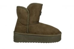 Śniegowce D Franklin Nordic V2 Basic Low Olive Night 206011, Zielony, Materiał - 37. Zielone śniegowce damskie D.Franklin, z gumy, za kostkę. W wyprzedaży za 179.10 zł.