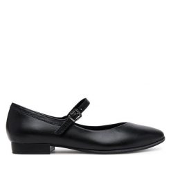 Baleriny Marco Tozzi. Czarne baleriny damskie Marco Tozzi, bez wzorów, bez obcasa. Za 199.99 zł.