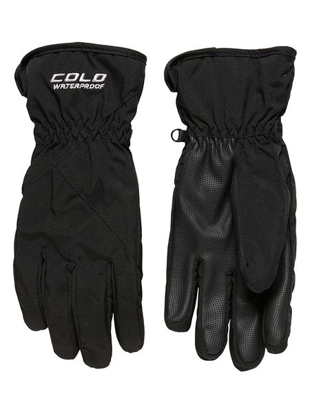 COLD Rękawiczki softshellowe w kolorze czarnym rozmiar: XS. Czarne rękawiczki dziecięce COLD, z materiału, bez ramiączek. Za 82.95 zł.