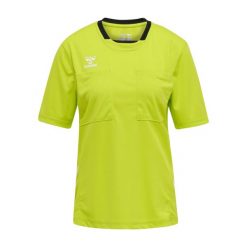 Koszulka damska Hummel hml referee chevron. Zielone t-shirty damskie HUMMEL, s, bez wzorów, z materiału, bez kołnierzyka. Za 108.50 zł.