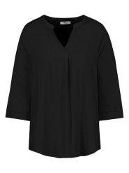 Sublevel Bluzka w kolorze czarnym rozmiar: M. Czarne bluzki damskie Sublevel, m, bez wzorów, z wiskozy, bez kołnierzyka, bez ramiączek. Za 82.99 zł.