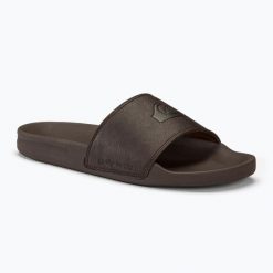 Klapki męskie Quiksilver Rivi Nubuck Slide brown 1. Brązowe klapki i japonki męskie Quiksilver, z nubiku. Za 99.99 zł.
