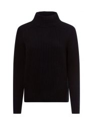 MOS MOSH Sweter - MMThyra Kobiety Wełna czarny, S. Czarne golfy damskie Mos Mosh, s, bez wzorów, z dzianiny, bez ramiączek. Za 749.95 zł.