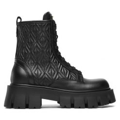 Trapery Elisabetta Franchi. Czarne trapery damskie Elisabetta Franchi, bez obcasa. Za 3,789.00 zł.
