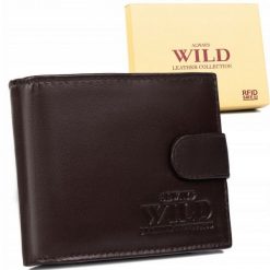 Portfel męski Always Wild N7L-P-SCR brązowy. Brązowe portfele męskie Always Wild, bez wzorów, ze skóry. Za 37.99 zł.