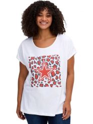 WITT WEIDEN Koszulka w kolorze białym rozmiar: 46. Białe t-shirty damskie WITT WEIDEN, bez wzorów, z bawełny, bez kołnierzyka. Za 25.95 zł.