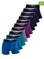 CR7 Bokserki (10 par) w różnych kolorach rozmiar: M. Bokserki męskie CR7, bez wzorów. Za 195.99 zł.