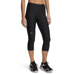Legginsy fitness damskie Under Armour rybaczki. Legginsy damskie Under Armour, m, bez wzorów, z materiału. Za 129.99 zł.
